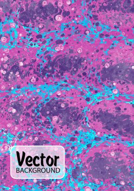 Watercolor pattern. Traditional Turkish technique. Painting on water, followed by paper prints