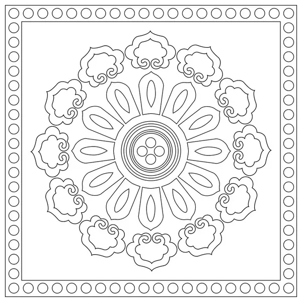 Güzel ve kusursuz bir kavram. Soyut mandala deseni, çiçek açan koleidoskop teması. Şirket, iş ve dekorasyon için harika.