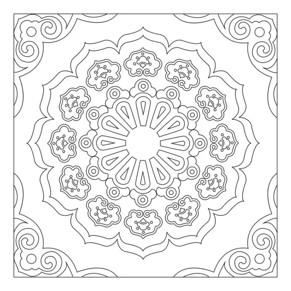 Güzel ve kusursuz bir kavram. Soyut mandala deseni, çiçek açan koleidoskop teması. Şirket, iş ve dekorasyon için harika.