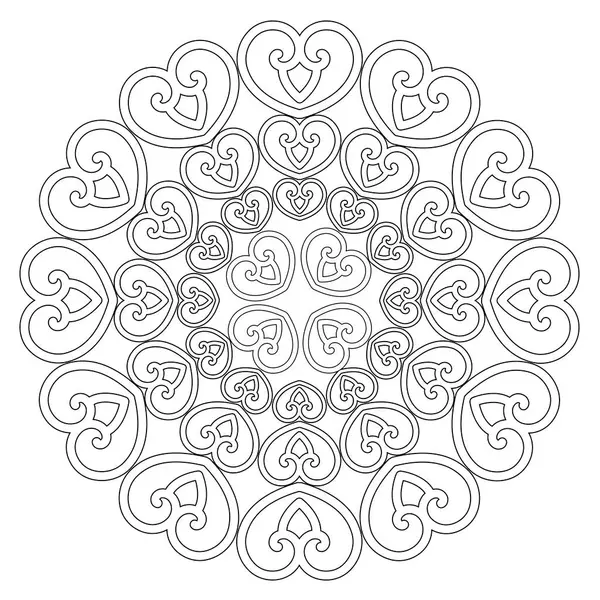 Güzel ve kusursuz bir kavram. Soyut mandala deseni, çiçek açan koleidoskop teması. Şirket, iş ve dekorasyon için harika.