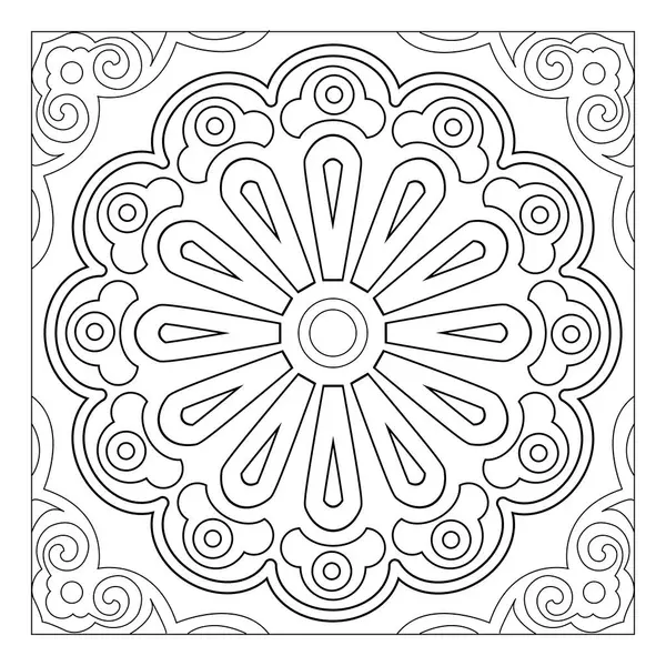 Güzel ve kusursuz bir kavram. Soyut mandala deseni, çiçek açan koleidoskop teması. Şirket, iş ve dekorasyon için harika.