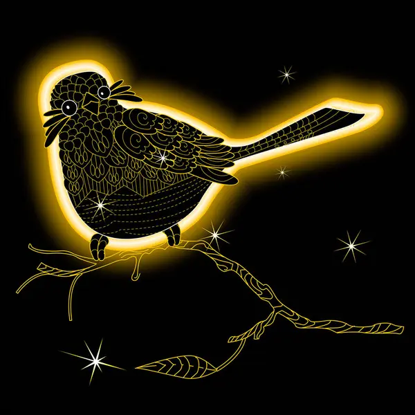 Parlak neon görüntü. Siyah arkaplanda neon eğimli desen. Dekor elementi. Tasarıma. Evrensel uygulama. Vektör illüstrasyonu