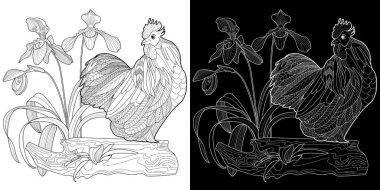 Sanat terapisi boyama sayfası. Çocuklar ve yetişkinler için boyama kitabı antistresi. Kuşlar ve çiçekler klasik tarzda çizilmiş. Doğaya daha bağlı hissetmek isteyenler için ideal..