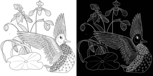 Sanat terapisi boyama sayfası. Çocuklar ve yetişkinler için boyama kitabı antistresi. Kuşlar ve çiçekler klasik tarzda çizilmiş. Doğaya daha bağlı hissetmek isteyenler için ideal..