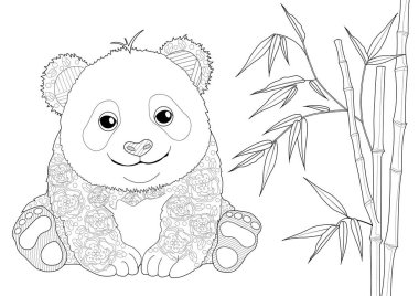 Sanat terapisi için boyama. Asya 'nın hayvanları ve bitkileri. Renkli sayfalarla dolu bir dünya turu ile rahatlatıcı ve eğitici bir yolculuk.