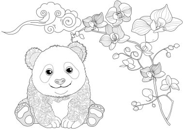 Sanat terapisi için boyama. Asya 'nın hayvanları ve bitkileri. Renkli sayfalarla dolu bir dünya turu ile rahatlatıcı ve eğitici bir yolculuk.