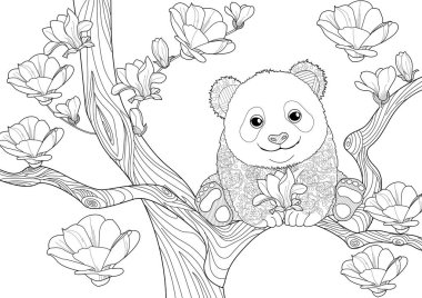 Sanat terapisi için boyama. Asya 'nın hayvanları ve bitkileri. Renkli sayfalarla dolu bir dünya turu ile rahatlatıcı ve eğitici bir yolculuk.