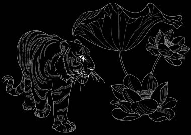 Sanat terapisi için boyama. Asya 'nın hayvanları ve çiçekleri. Renkli sayfalarla dolu bir dünya turu ile rahatlatıcı ve eğitici bir yolculuk.