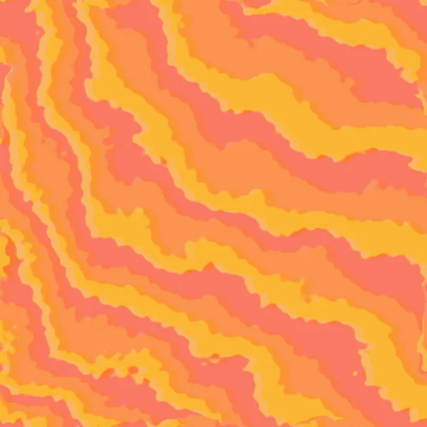 Orange Retro Swirl Groovy Y2K Pattern — Stock Photo, Image