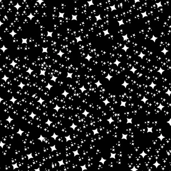 Starry Night New Year Stars Pattern — Stock Photo, Image