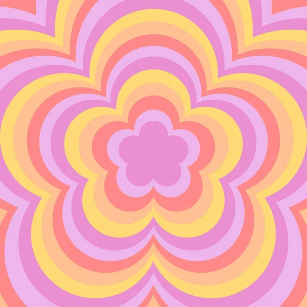 Bloom Burst Flower Hypnotic Pattern — Stock Photo, Image