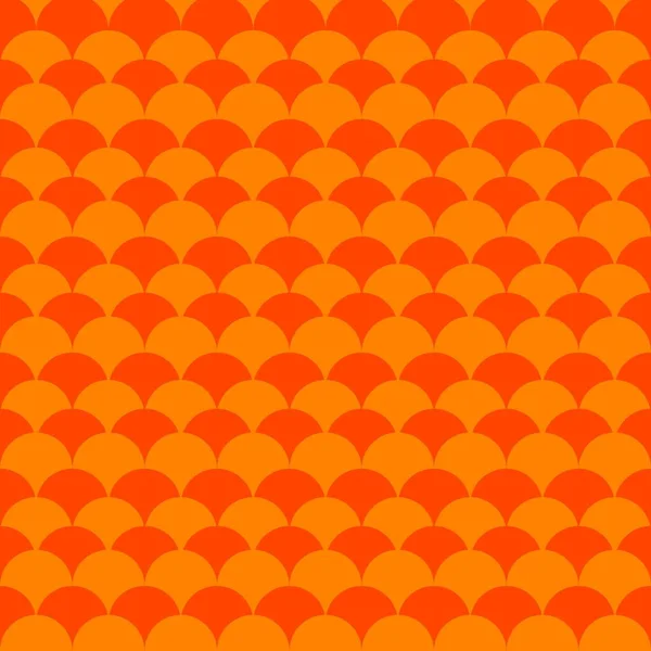 Orange Gul Halv Cirkel Mönster — Stockfoto