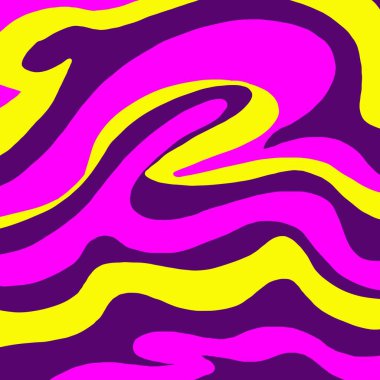 Sıvı Girdap Akımı Harika Çizgili Y2K Kalıbı