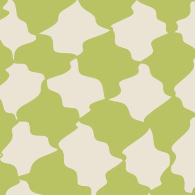 Yeşil Soyut Harika Elmas Deseni