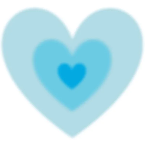 Retro Valentine Day Textured Gradiente Granulado Azul — Foto de Stock