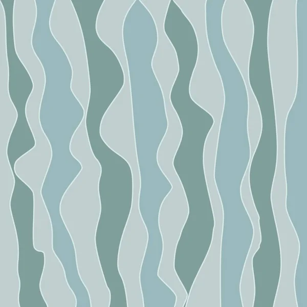 Абстрактный Retro Green Blue 70S Trippy Wavy Liquid Vertical Stripe — стоковое фото