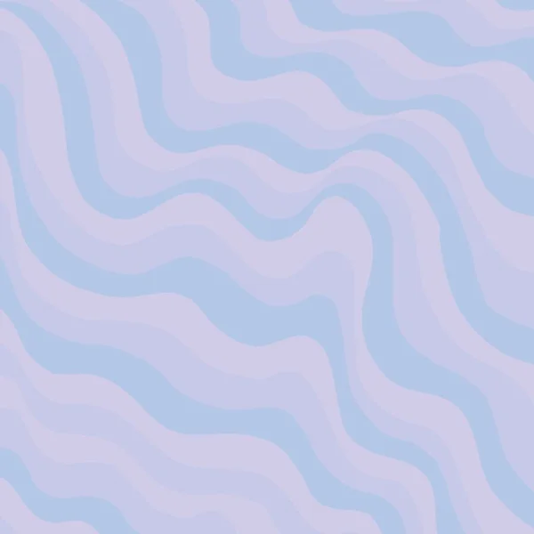 复古紫色蓝调70年代Trippy Wavy液涡旋条纹图案 — 图库照片
