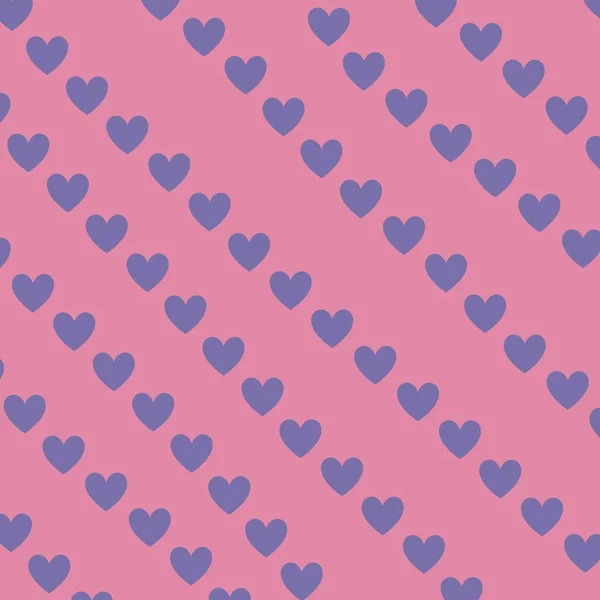 Pink Purple Cute Simple Heart — стоковое фото
