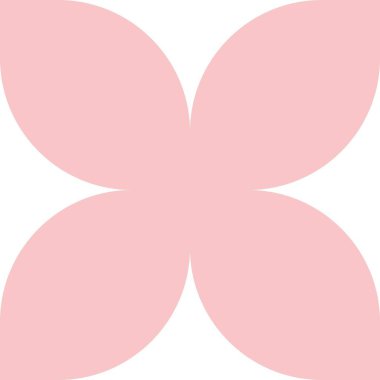 Orta Çağ Modern Pembe Çiçek Yaprağı