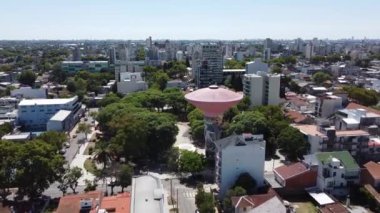 Villa Ballester caddelerinin ve meydanlarının havadan görünüşü