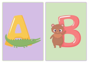 A 'dan Z' ye Hayvanlar Flaşkartları - 1