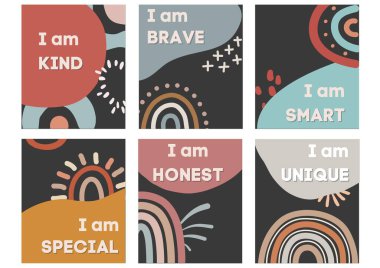 Boho Pozitif Onay Kartları - 1