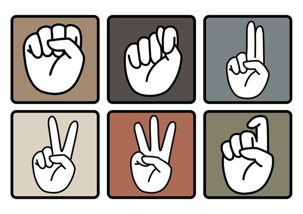 ASL Alphabet Hand Sign Matching Flashcards - 4
