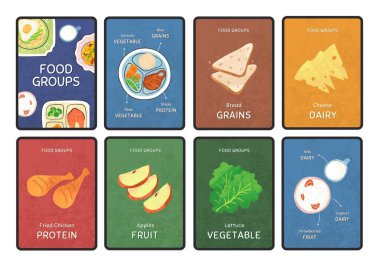 Renkli Yemek Flaşkartı - 1