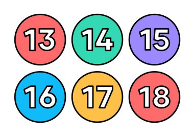 Renkli Sayılar 'dan 100 Flashcard' a - 3