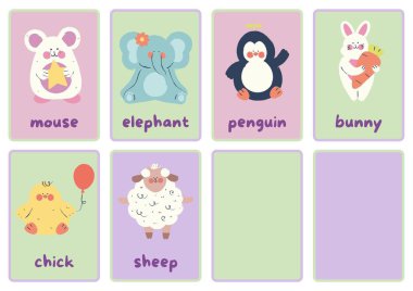 Sevimli Hayvan Kartları - 2