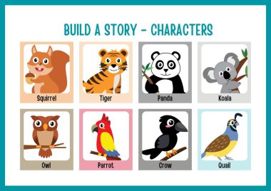 Hikaye Yazma Ögeleri - Karakterler Flashcards - 2