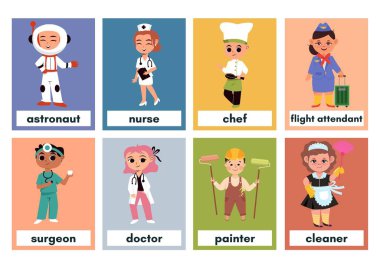 Meslek İşleri Toplum İşçileri Kartları - 3