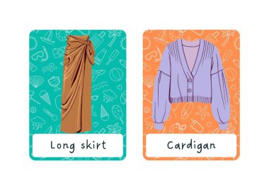 Yaz Giysileri ve Accesories Tarjetas Educativas Recurso De EFL - 3