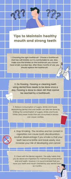 Teeth Health Tips Infographic