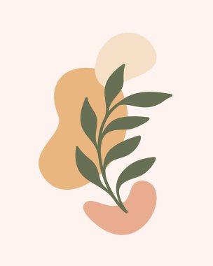 Topraksı Soyut Suluboya Boho Tuval YazıcıComment