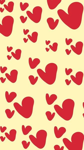 Yellow Red Cute Abstract Wallpaper Tiktok Background — Stock Photo, Image