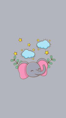 Tatlı Hayvan Yüzlü Telefon Duvar Kağıdı