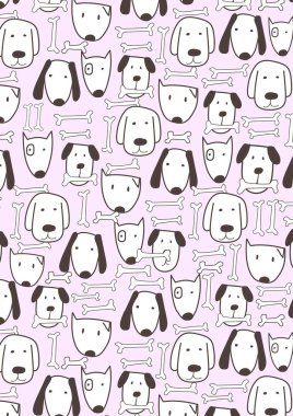 Şirin köpek sanat grafik tasarımı