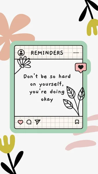 Cute Colorful Pastel Positive Quote Instagram Story