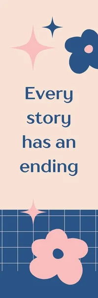 Cada História Tem Marcador Final — Fotografia de Stock