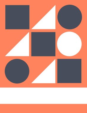 Geometrik Bahçe Satış Posteri