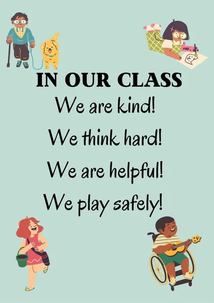 Classroom Diversity kindness Poster for schools