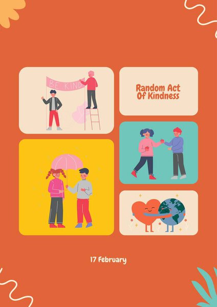 Акт доброты Оранжевого и Желтого Рандома (плакат))