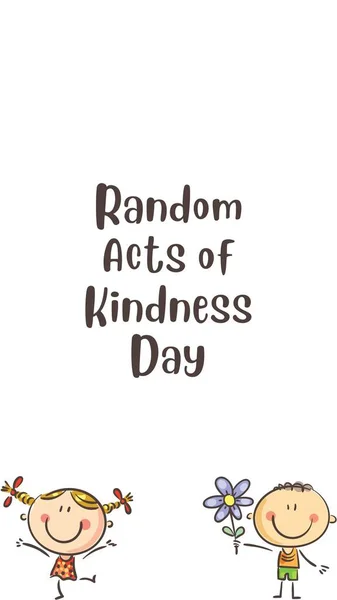 Random Acts Kindness Day Instagram Story — Stock Fotó