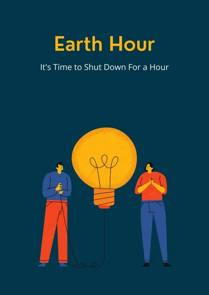 blue Earth Hour (Flyer)