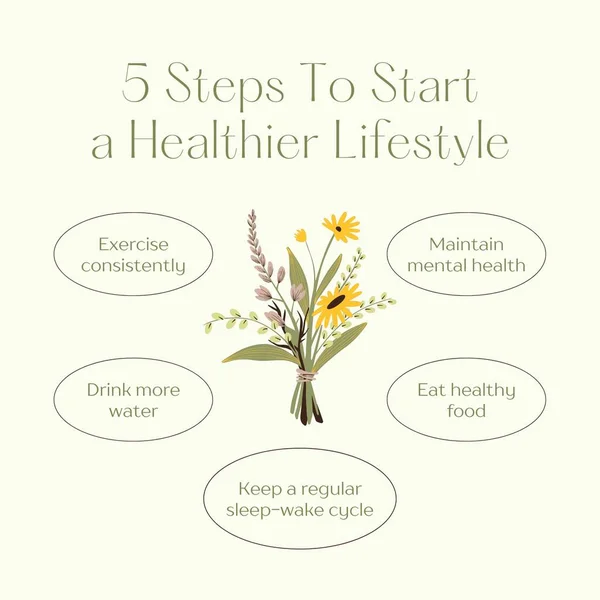 Green Modern Minimal Health Tips Instagram Post
