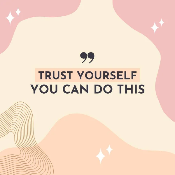 Pink Minimalist Motivational Quotes Instagram Post — Stok Foto