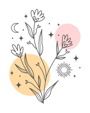 Minimalist Flowers Canvas Print