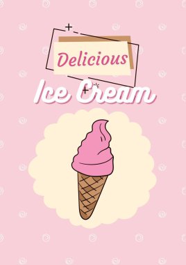 Pink Delicious Ice Cream Flyer