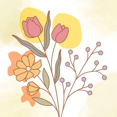 Güzel doğal tuval izi.